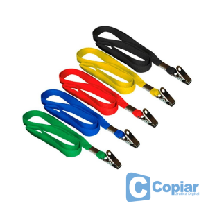 Cordões Para Crachás Cordão 10 mm cordões 900x15mm sem impressão   