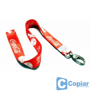 Cordões Para Crachás Cordão 20 mm / mosquetão metal c/gatilho