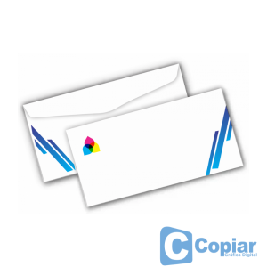 ENVELOPE CARTA Apergaminhado 90g 11.5X23cm fechado Só frente e verso  Corte e Vinco + Colagem 